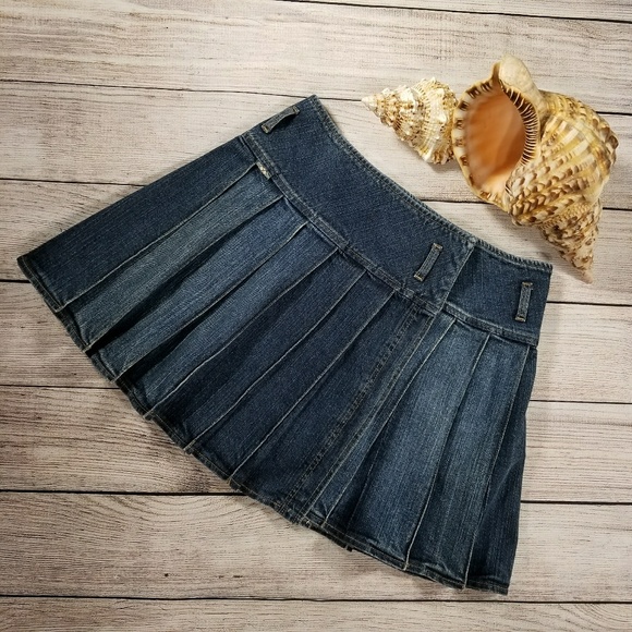 burberry denim skirt
